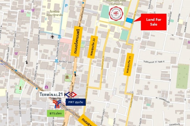 ขายที่ดินทำเลทอง กลางอโศก