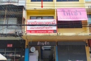 ขายอาคารพาณิชย์สภาพใหม่ ใกล้ตลาดวงเวียนใหญ่ (ถนนเจริญรัถ) เหมาะลงทุนทำธุรกิจ