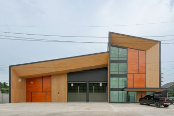 ขายโฮมออฟฟิศ โกดัง คลังสินค้า 3 ชั้น + 1 ชั้นลอย Modern contemporary