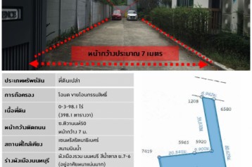ขายที่ดินทำเลดีซอยติวานนท์ 50 