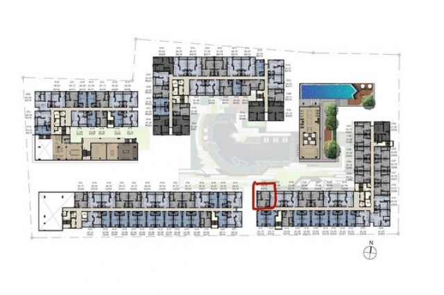 ขาย Atmoz ลาดพร้าว71 - 1 Bedroomอาคาร C  ไม่ค่อยได้อยู่ ใกล้Central Eastville