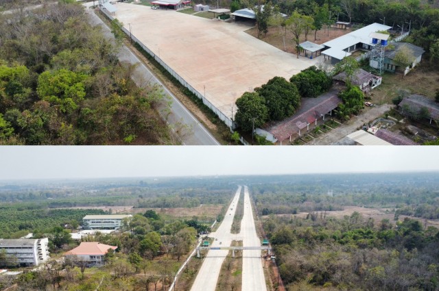 ขายที่ดินพร้อมอาคารสำนักงาน พื้นที่กว้างขวาง ติดถนนมิตรภาพอุดร-หนองคาย เฟอร์นิเจอร์บิวอินท์อย่างดีและเครื่องใช้ไฟฟ้า (รหัส/code BSS-134)