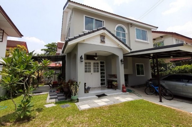 H267 ให้เช่าบ้านเดี่ยว หมู่บ้านชลลดาสายไหม 56 ตรว.โครงการคุณภาพของ Land & House บรรยากาศดีมาก