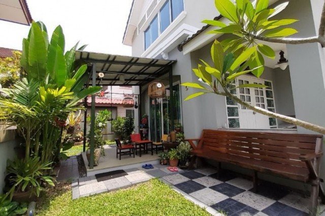H267 ให้เช่าบ้านเดี่ยว หมู่บ้านชลลดาสายไหม 56 ตรว.โครงการคุณภาพของ Land & House บรรยากาศดีมาก