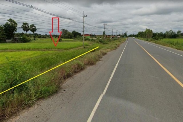 KM142 Land For Sale ขาย ที่ดิน 4 ไร่กว่า ติดถนนนาเชือก พยัฆภูมิพิสัย มหาสารคาม
