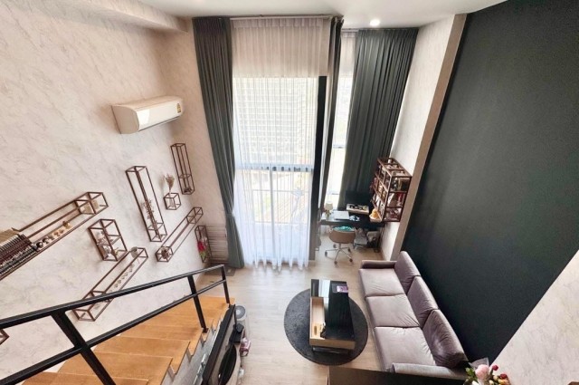 ขาย คอนโด  ห้องนอนกั้นกระจก เฟอร์ครบ KnightsBridge Duplex ติวานนท์ (ไนท์บริดจ์ ดูเพล็กซ์ ติวานนท์) 41.18 ตรม. ใกล้ MRT กระทรวงสาธารณสุข