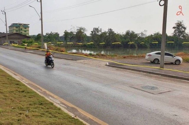 LadKrabang Land for Sale on KhumKlao Road 47 rai 381 wah by Owner at 6.5 MB per rai