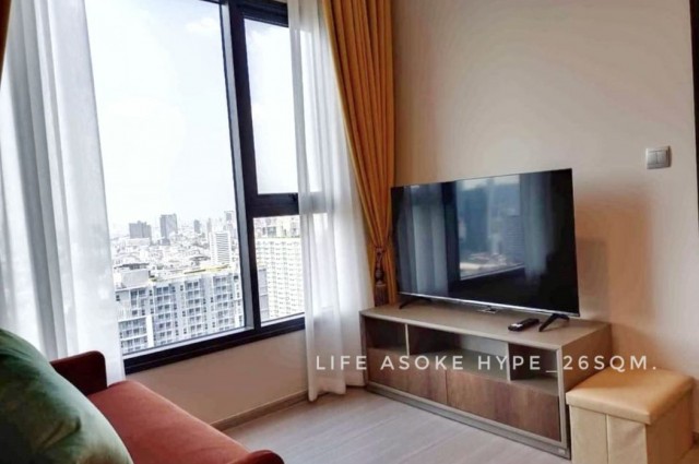 ให้เช่า คอนโด new room for rent Life Asoke Hype : ไลฟ์ อโศก ไฮป์ 26 ตรม. studio type close to MRT Rama9