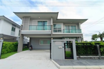 ให้เช่า บ้านเดี่ยว The Palm กรุงเทพกรีฑา วงแหวน บ้านมุม 4 นอน บ้านใหม่มาก